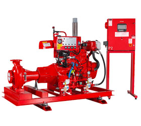 بوستر پمپ آتش نشانی اتنا مدل EA65-26/400GPM-11.5Bar